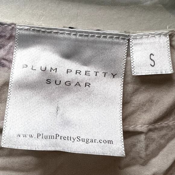 Plum Pretty Sugar floral long sleeve robe womens small coquette romantic evening - Picture 3 of 6